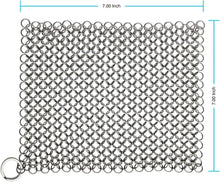 Load image into Gallery viewer, Stainless Steel Chainmail Scrubber