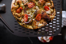 Load image into Gallery viewer, anodized aluminum perforated pizza peel aluminum pizza peel pizza paddle