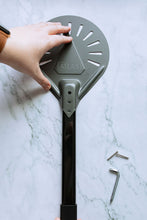 Load image into Gallery viewer, anodized aluminum perforated pizza peel aluminum pizza peel pizza paddle turning peel