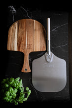 Load image into Gallery viewer, acacia wood pizza peel wood pizza peel pizza paddle
