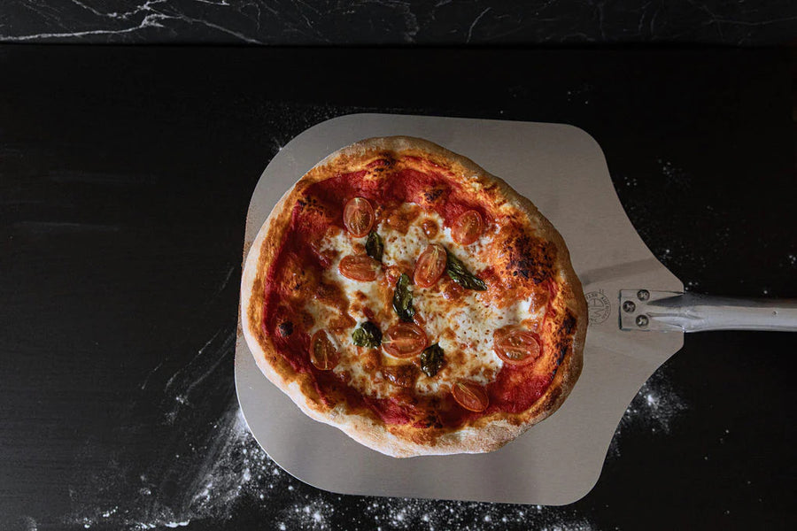 Upgrade your pizza skills with the Aluminum Pizza Peel!